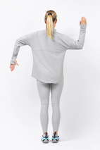 Venture Rib Top - Grey Melange