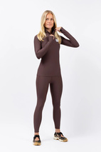 Journey Rib Top - Chocolate