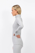 Journey Rib Top - Grey Melange