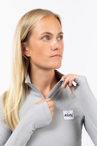 Journey Rib Top - Grey Melange