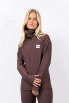Icecold Gaiter Rib Top - Chocolate