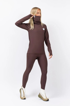 Icecold Gaiter Rib Top - Chocolate