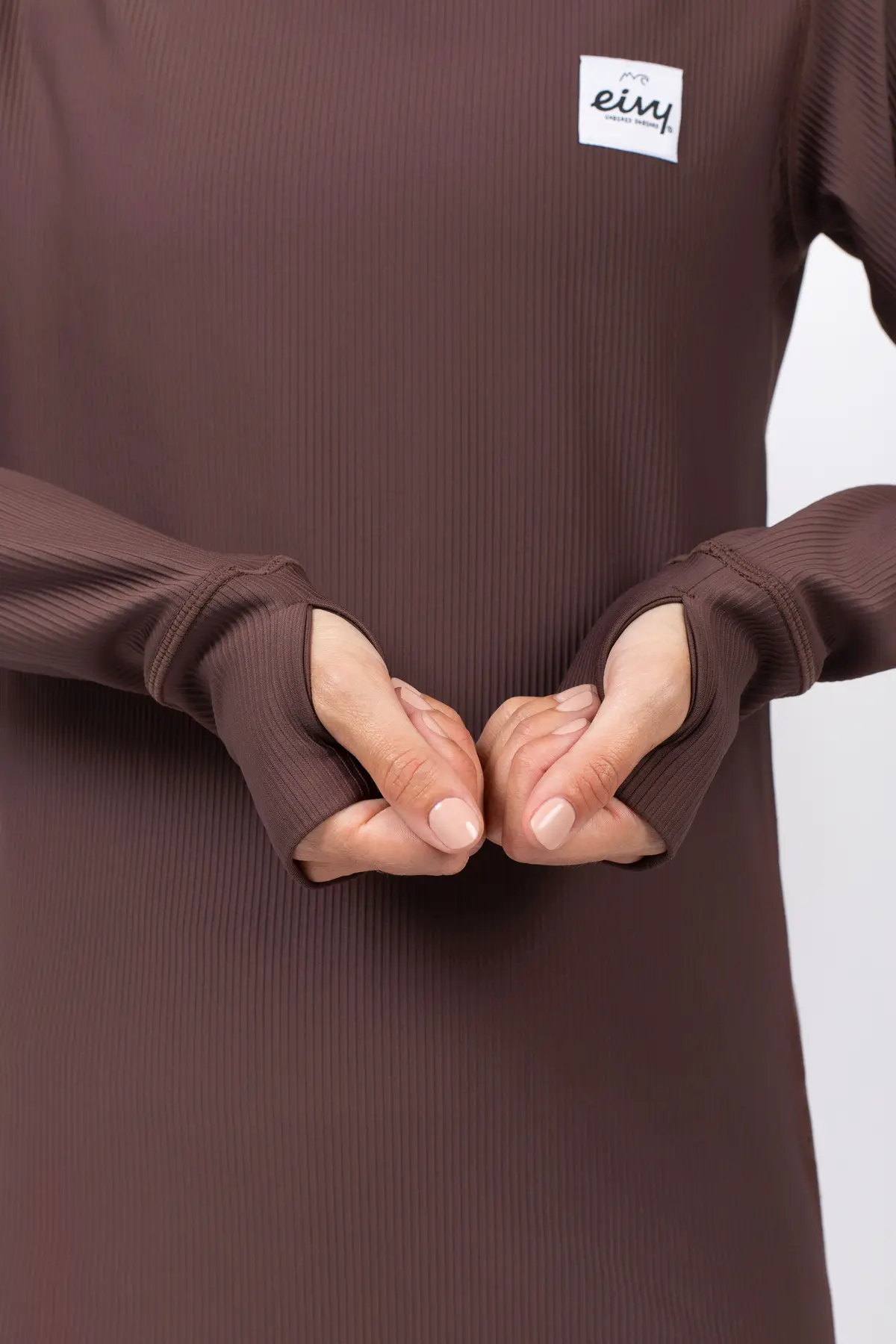 Icecold Gaiter Rib Top - Chocolate