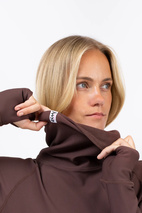 Icecold Gaiter Rib Top - Chocolate