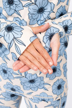 Icecold Gaiter Top - Blue Flower