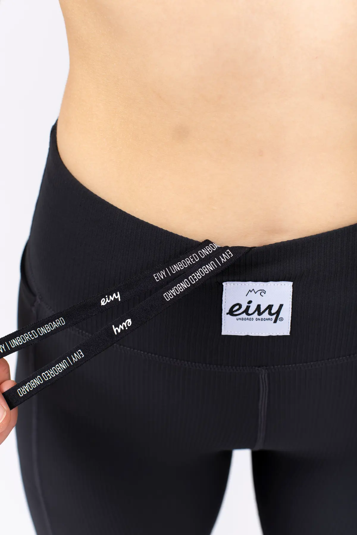 Pocket Rib Tights - Black