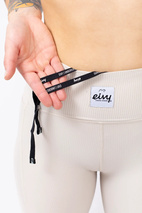 Pocket Rib Tights - Faded Cloud