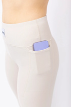 Pocket Rib Tights - Faded Cloud