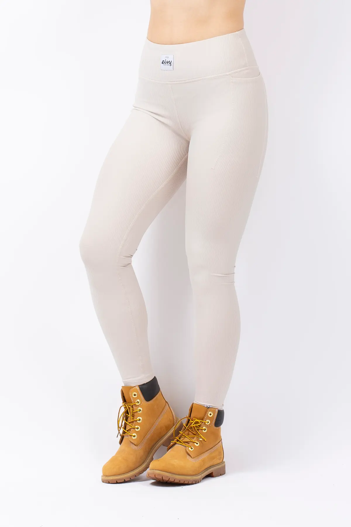 Pocket Rib Tights - Faded Cloud