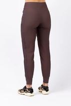 Journey Rib Travel Pants - Chocolate