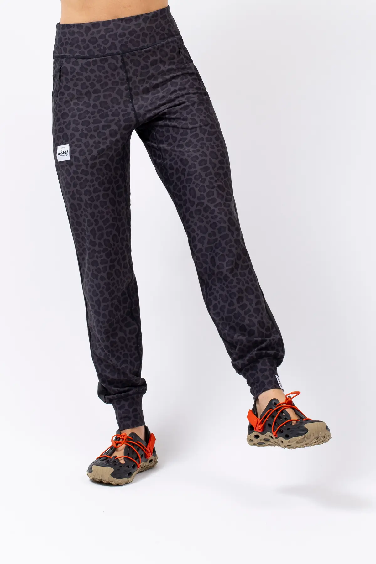 Journey Travel Pants - Black Leopard | S