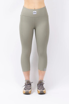 Pocket Rib 3/4 Tights - Faded Oak
