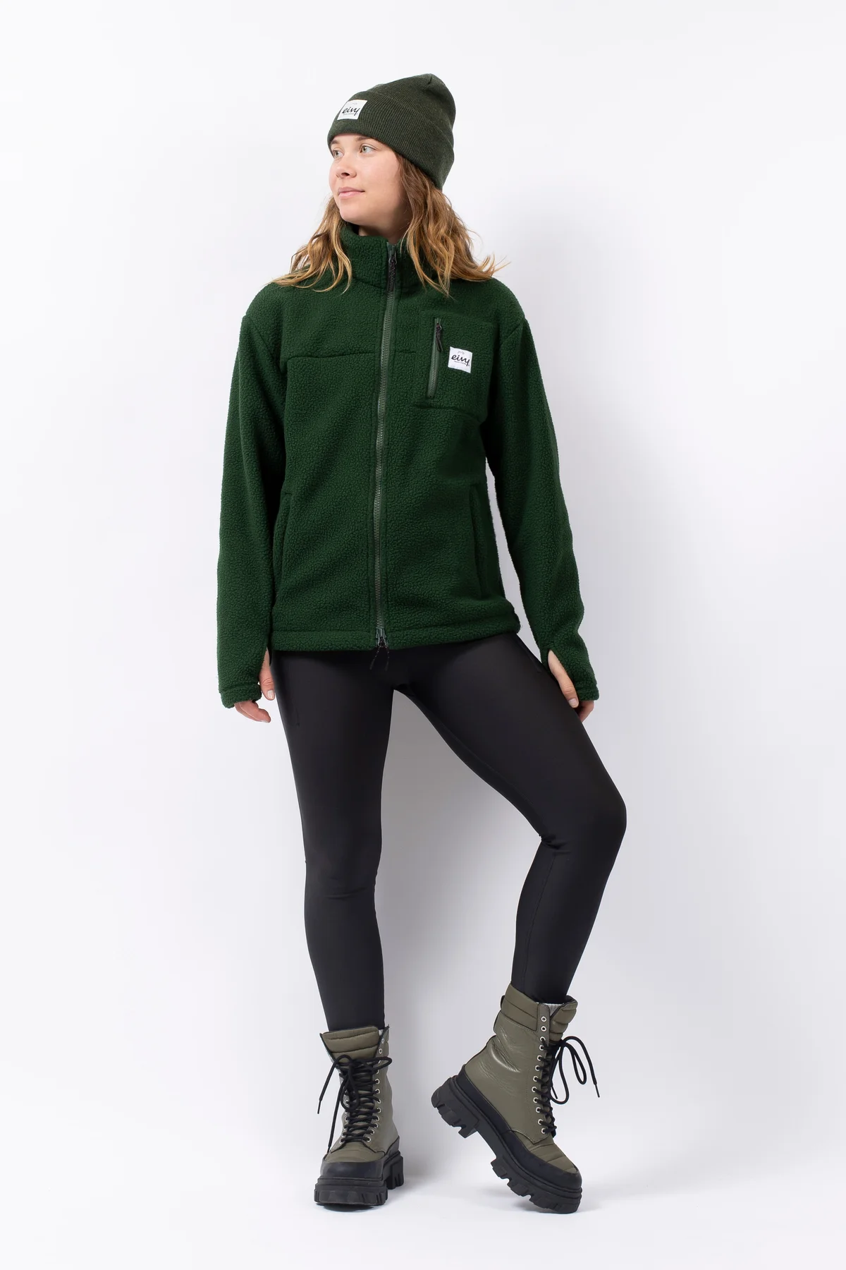 Versa Sherpa Jacket - Forest Green