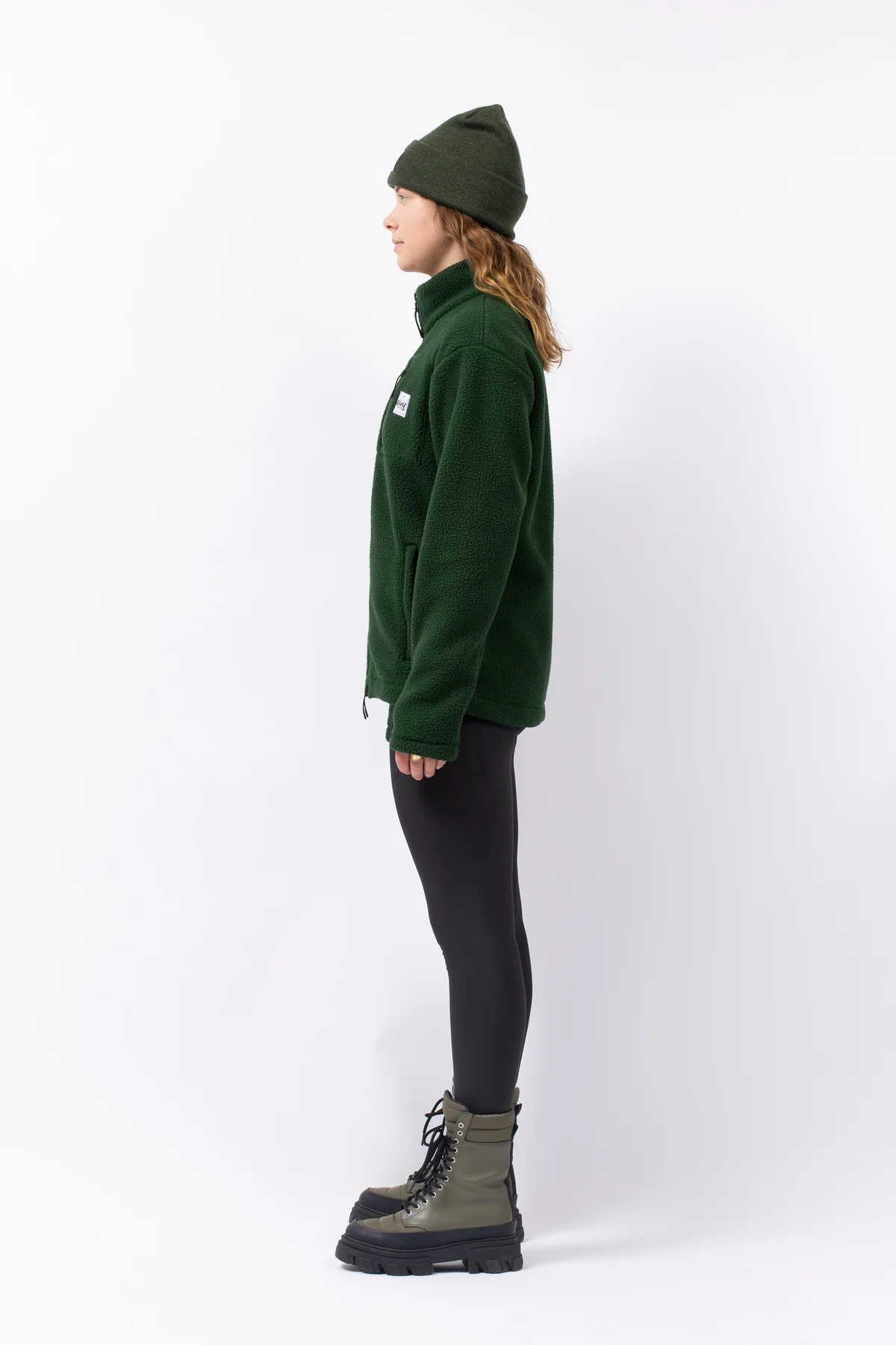Versa Sherpa Jacket - Forest Green