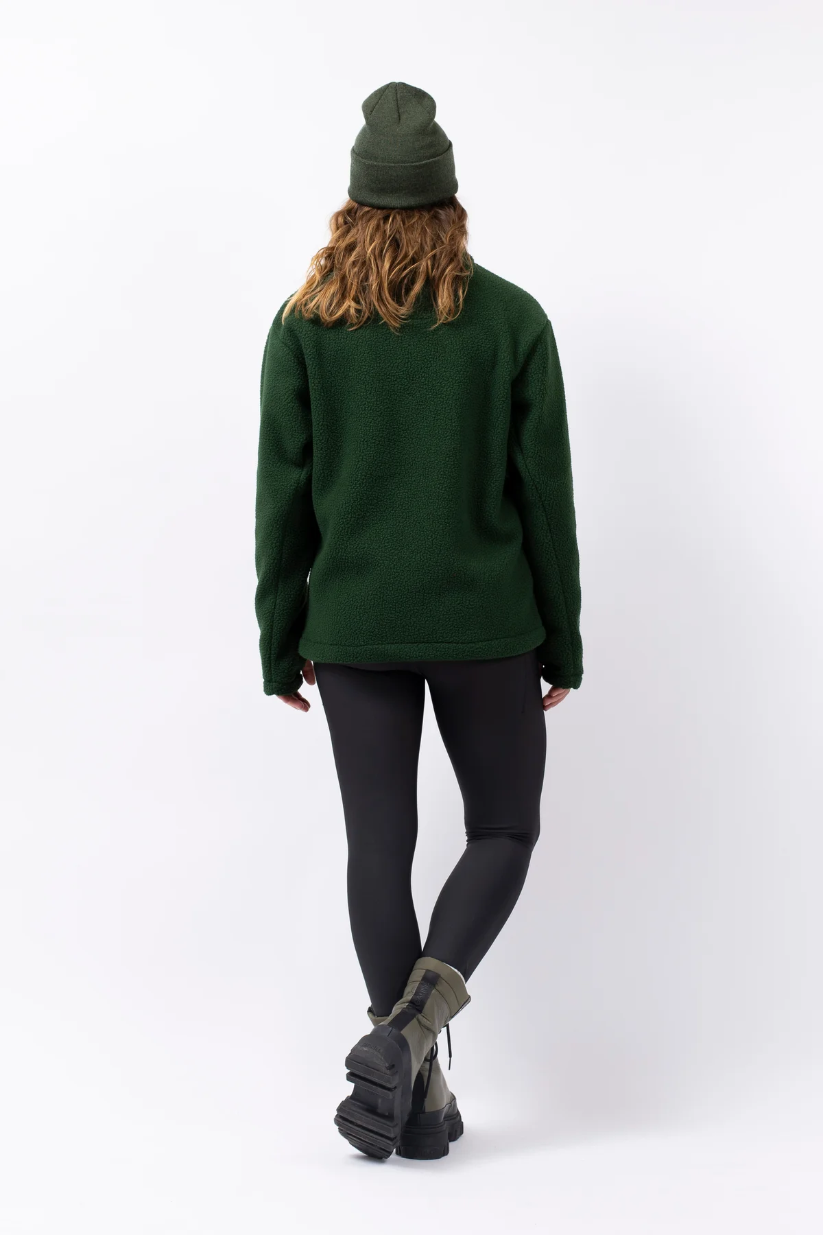 Versa Sherpa Jacket - Forest Green