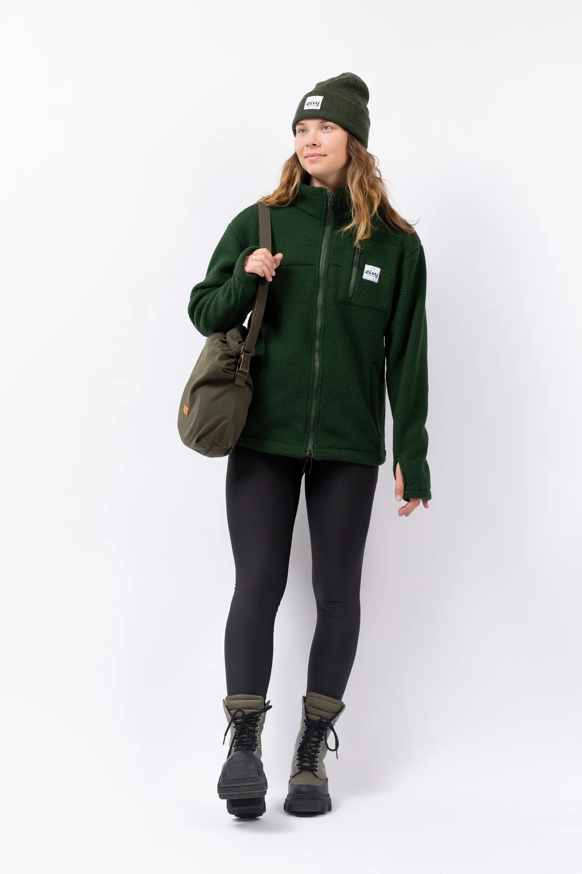 Versa Sherpa Jacket - Forest Green