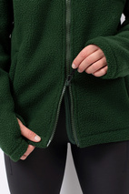 Versa Sherpa Jacket - Forest Green