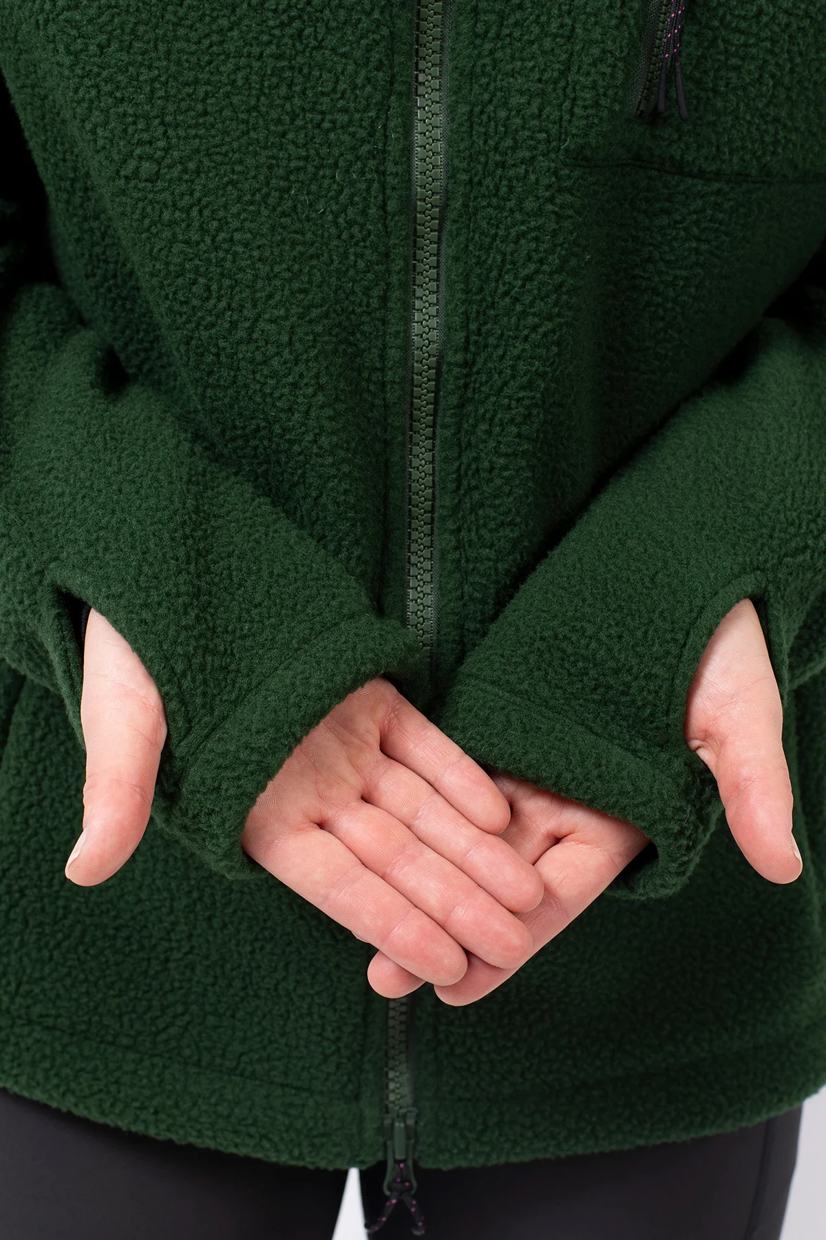 Versa Sherpa Jacket - Forest Green