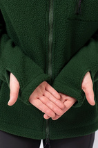 Versa Sherpa Jacket - Forest Green