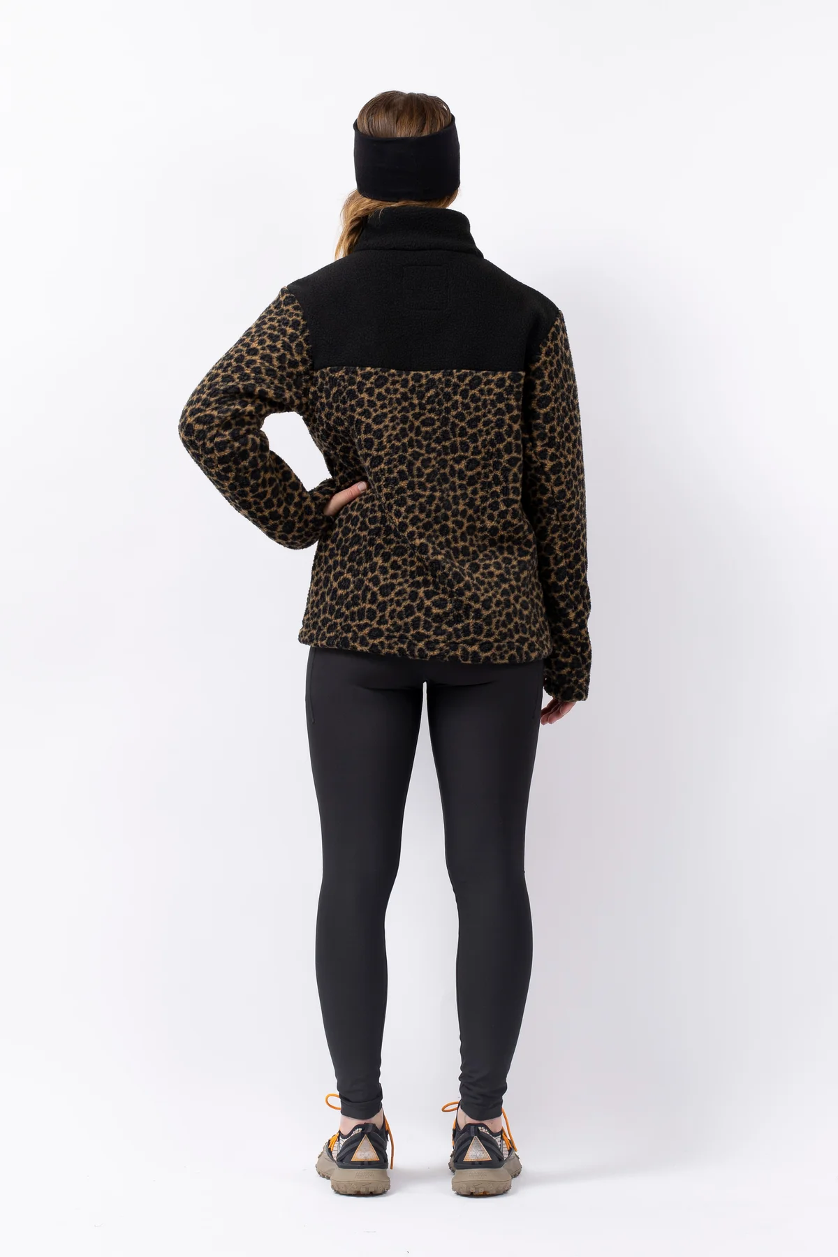 Versa Sherpa Jacket - Leopard