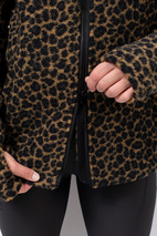 Versa Sherpa Jacket - Leopard