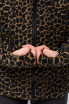Versa Sherpa Jacket - Leopard
