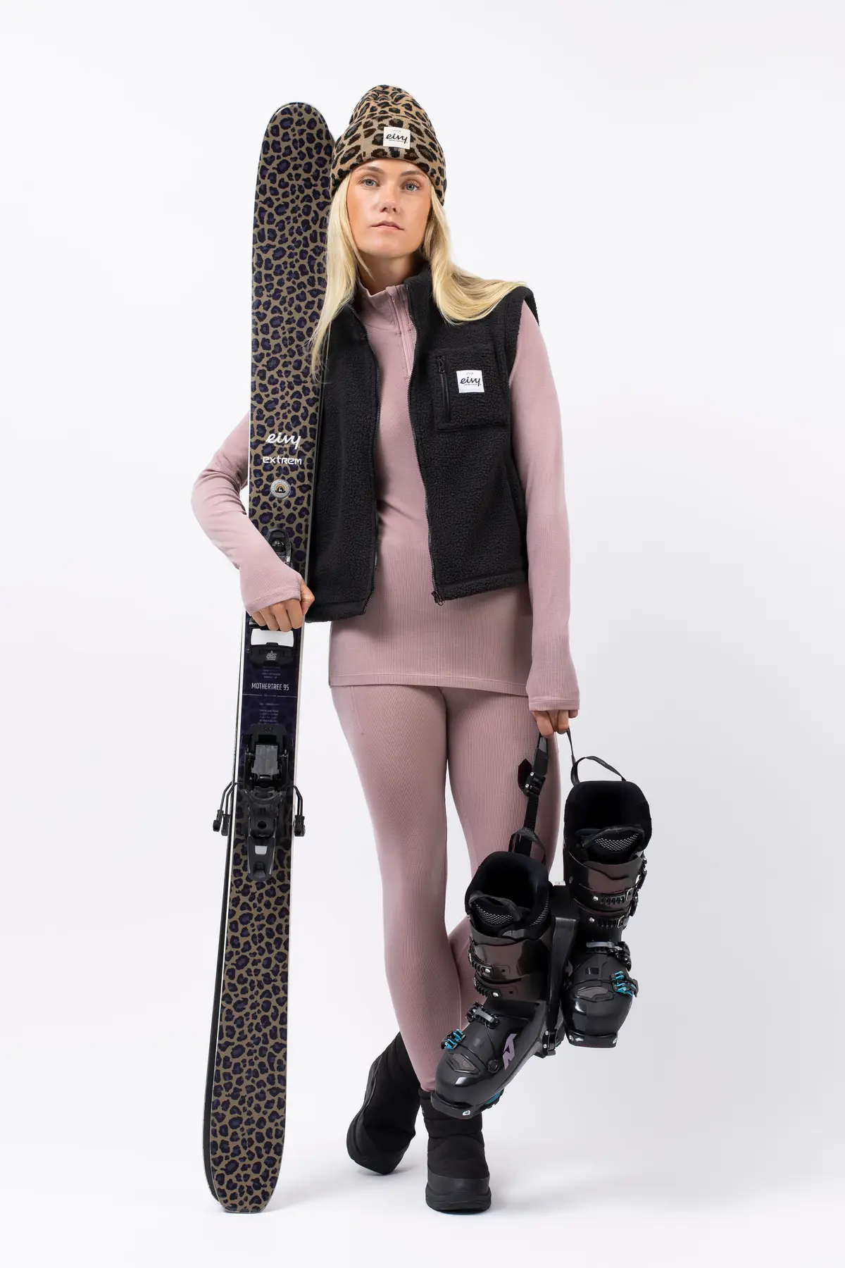 Journey Merino Wool Rib Top - Faded Woodrose