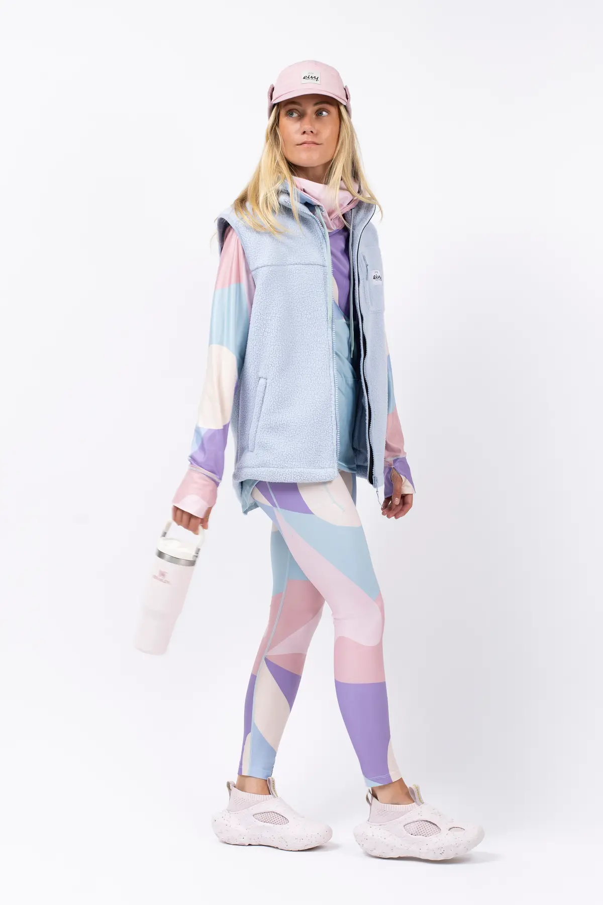 Icecold Hoodie Top - Abstract Pastels