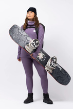 Base Layer | Icecold Gaiter Rib Top - Deep Purple