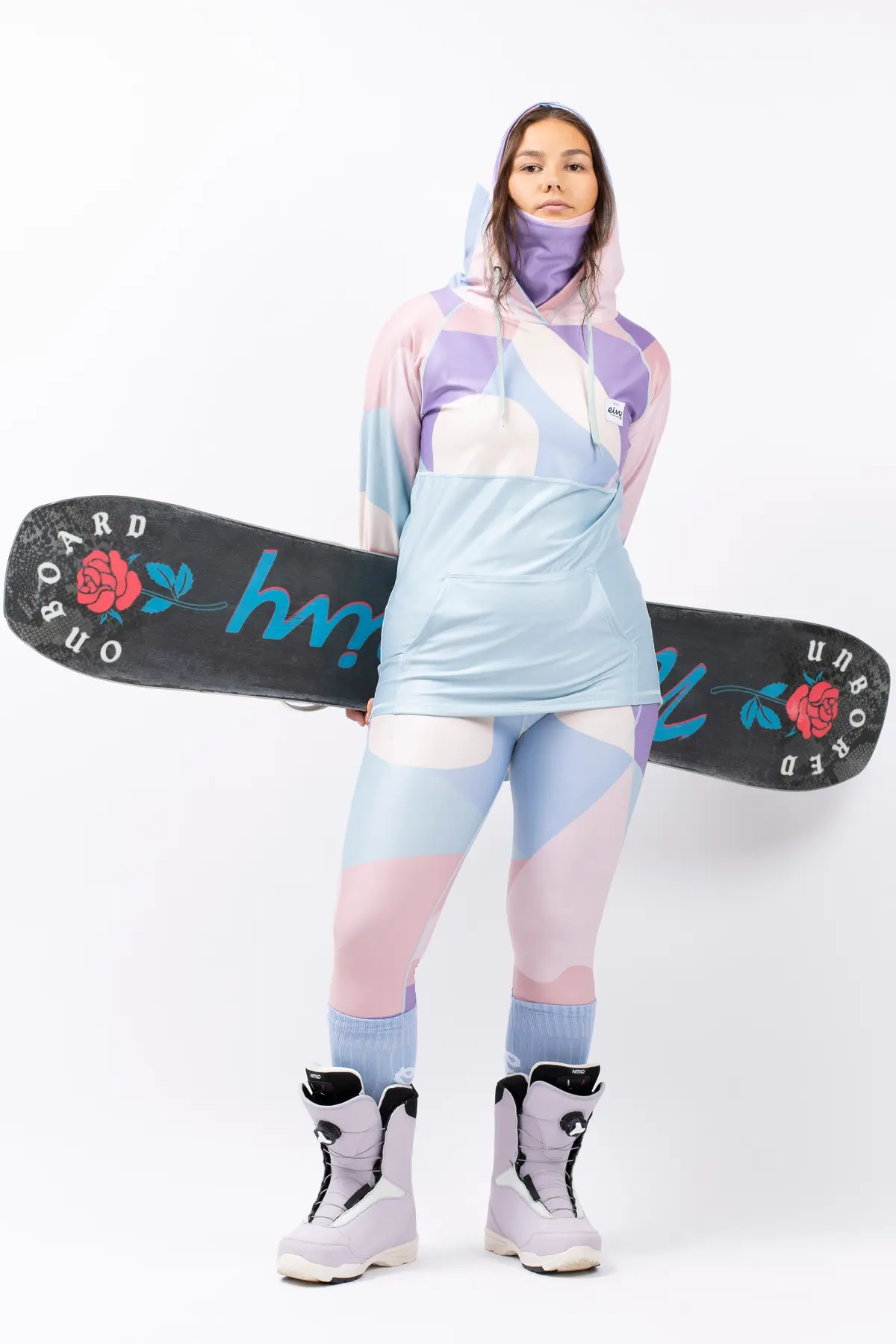 Icecold Hoodie Top - Abstract Pastels