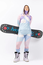 Icecold Hoodie Top - Abstract Pastels