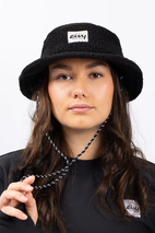 Full Moon Sherpa Hat - Black | One Size