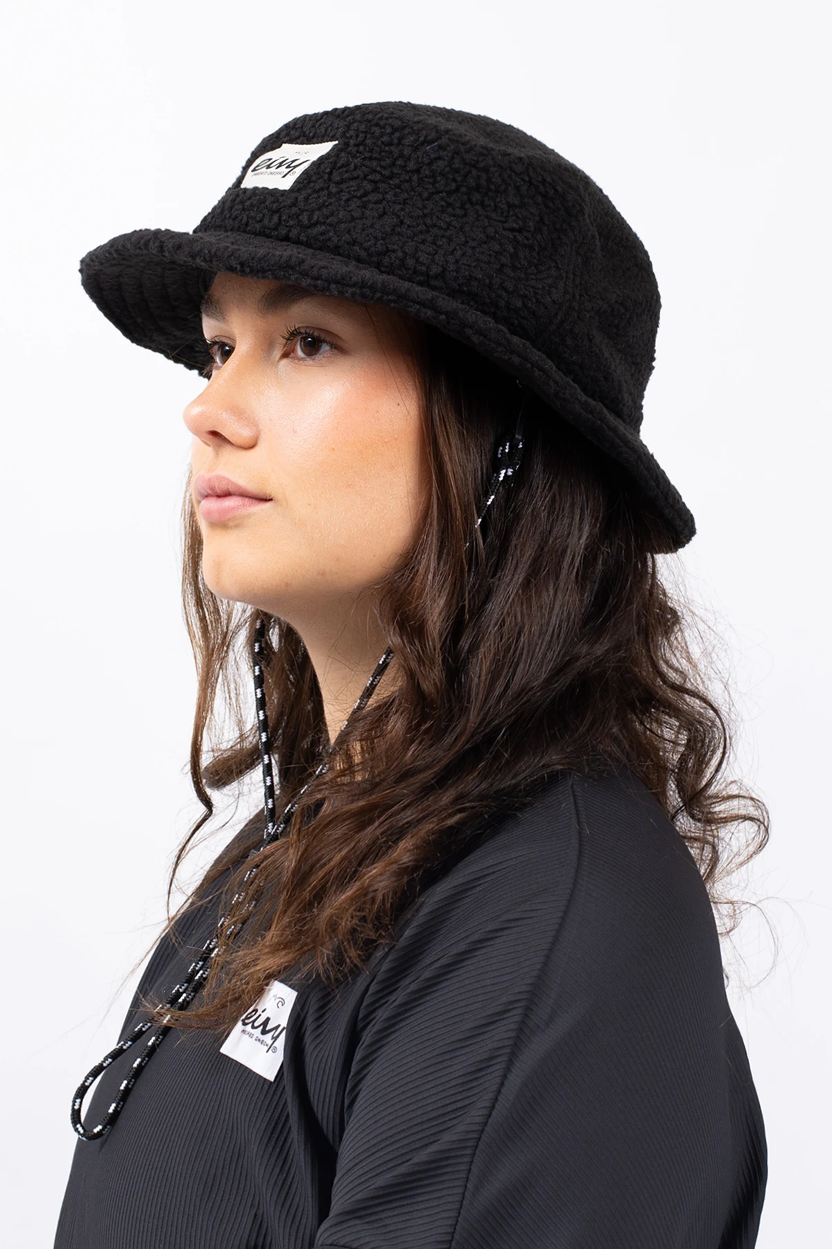 Full Moon Sherpa Hat - Black | One Size