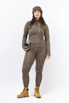 Journey Merino Wool Top - Leopard