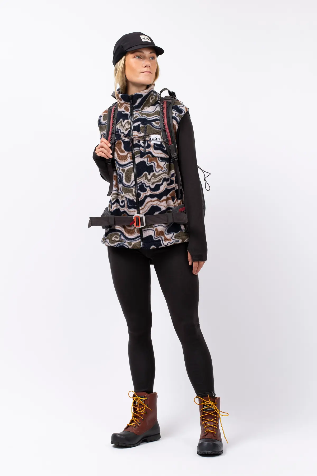 Lumberjackie Sherpa Vest - Curve Camo