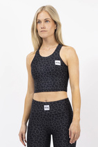 Cover Up Top - Black Leopard