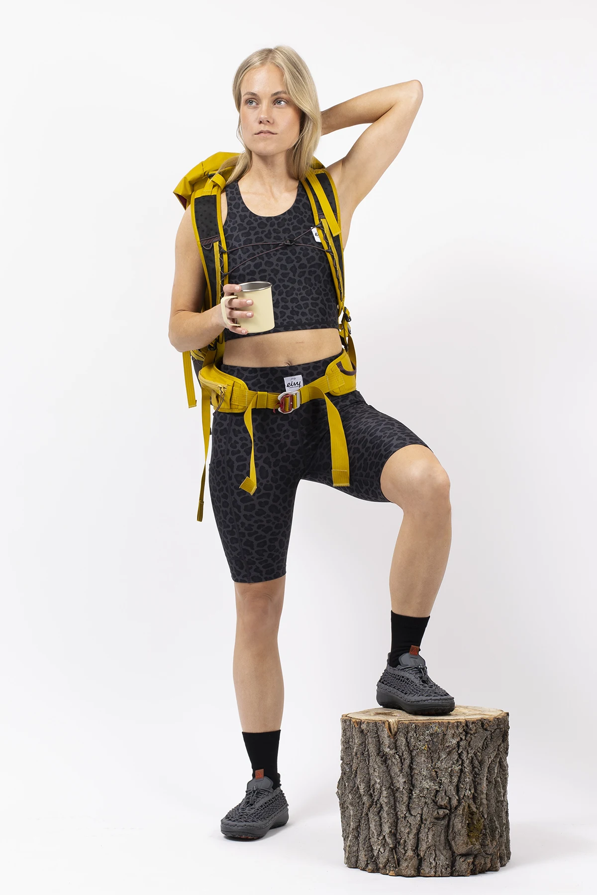 Cover Up Top - Black Leopard