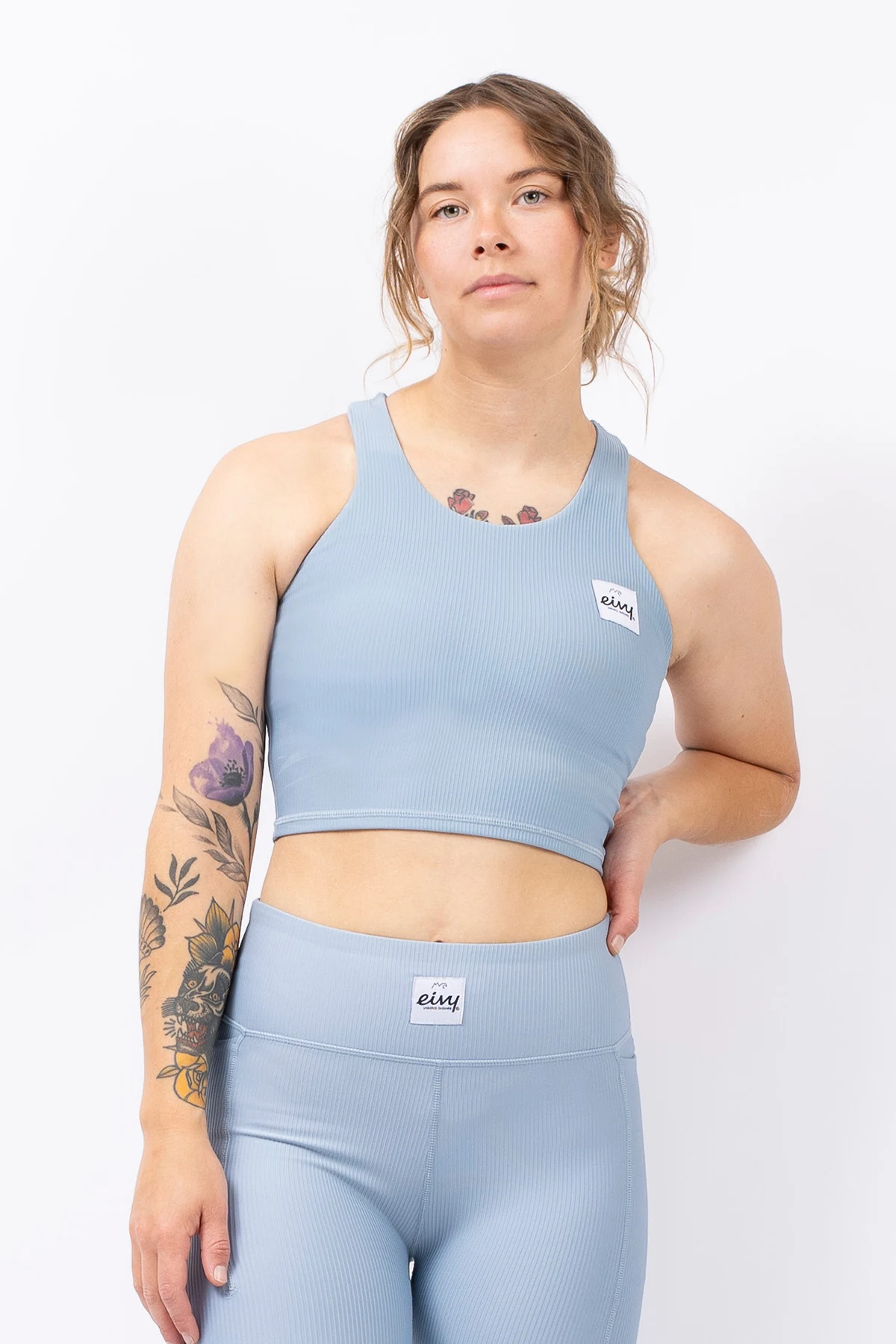 Cover Up Rib Top - Faded Fog | XXL