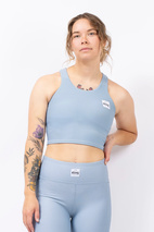 Cover Up Rib Top - Faded Fog | XXL