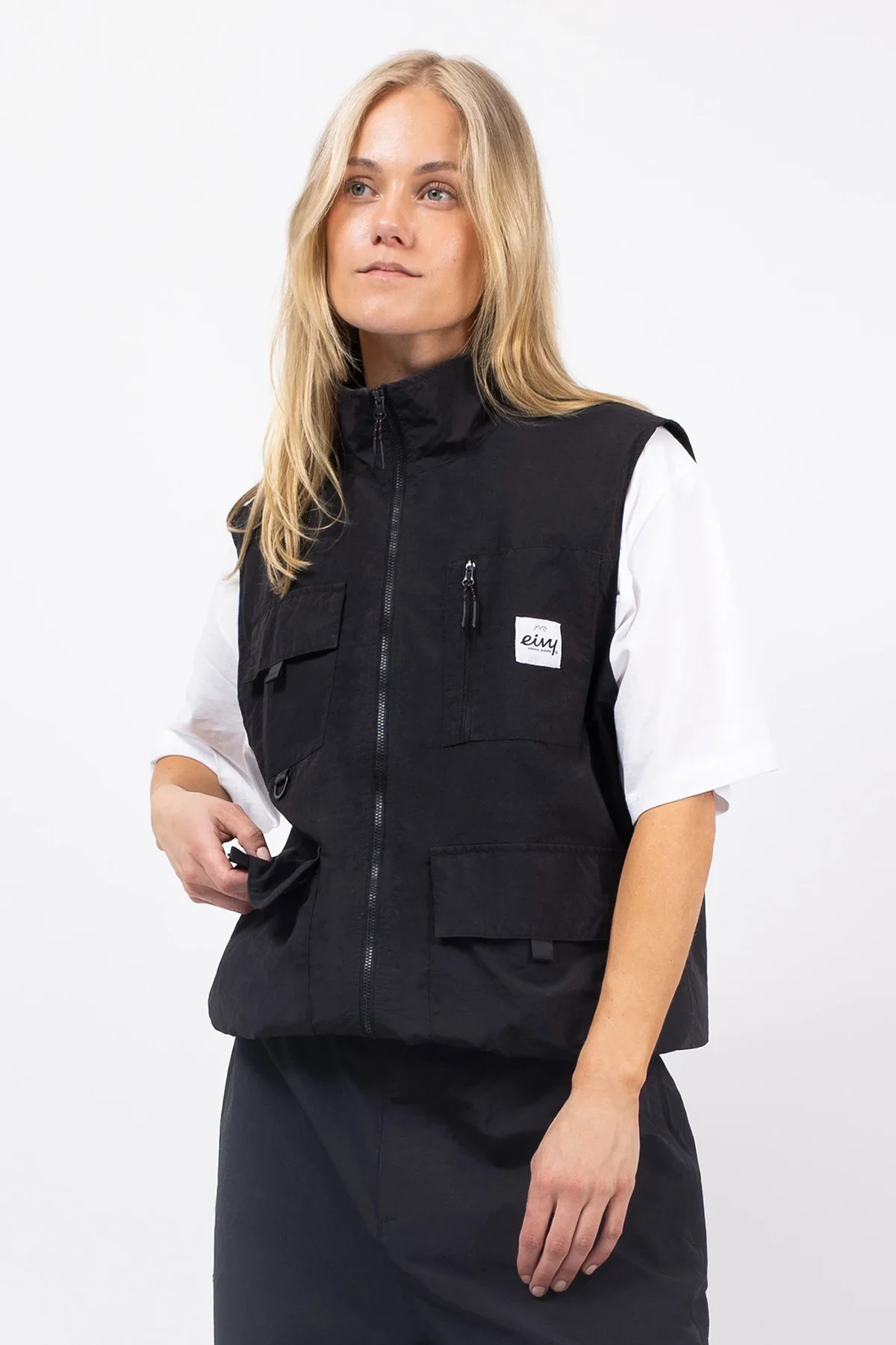 Windbreaker Utility Vest - Black