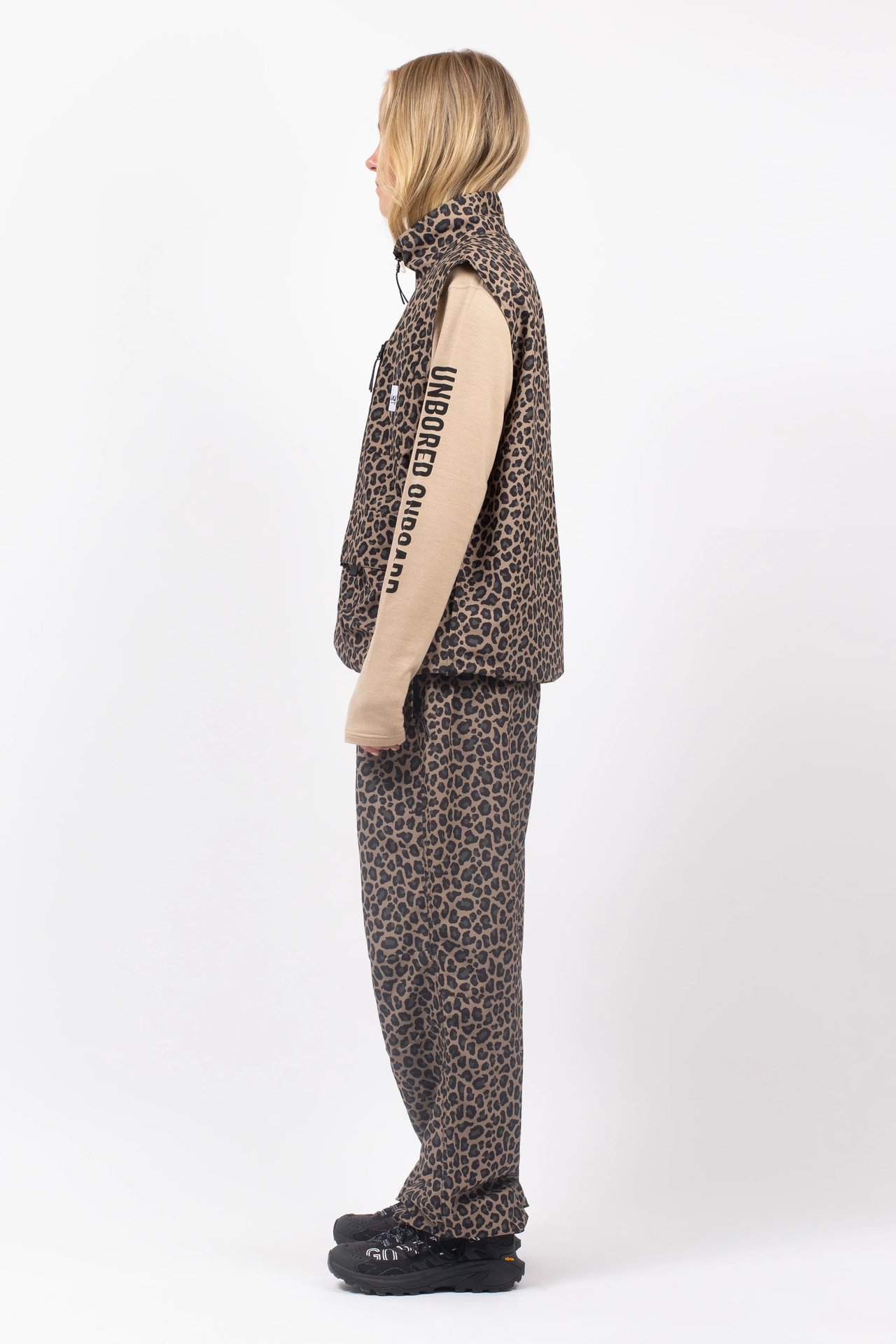 Windbreaker Utility Vest - Leopard | S