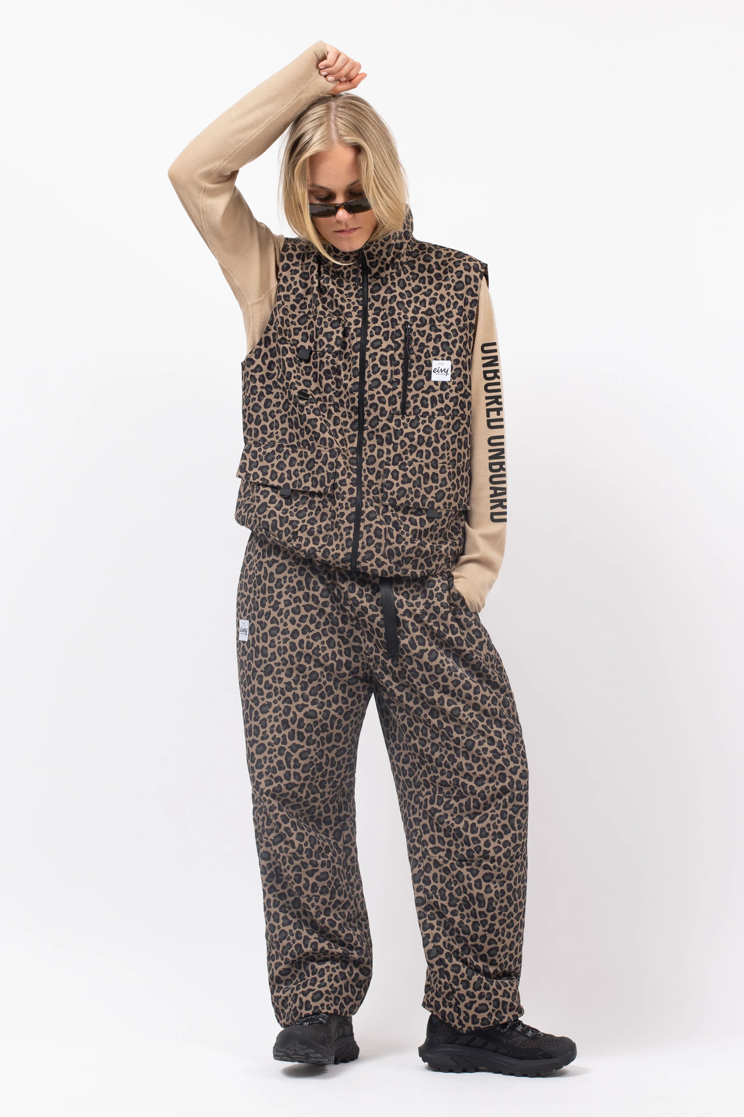 Oversized Outdoor Pants - Leopard