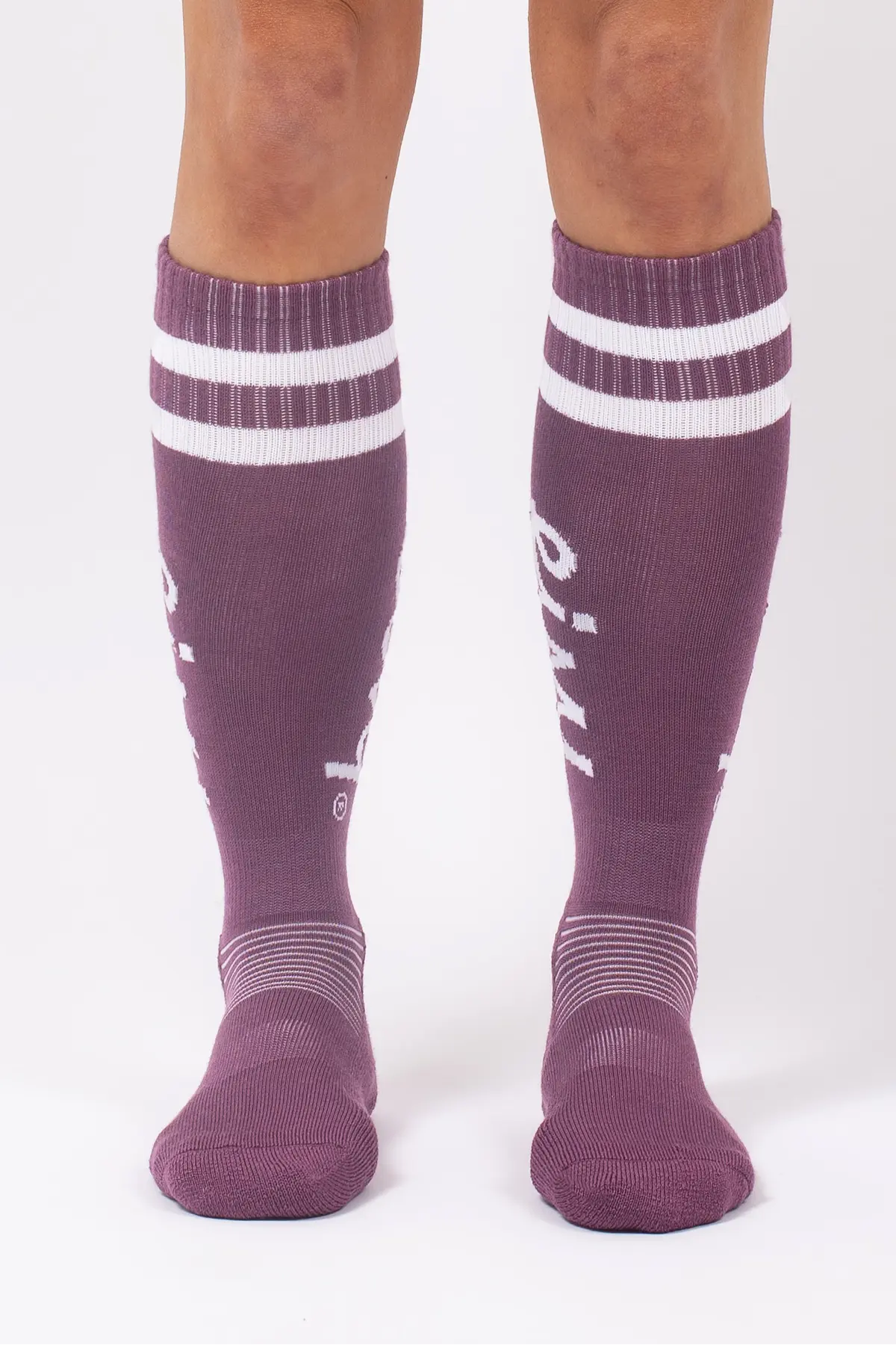 Cheerleader Wool Socks - Pinkgundy