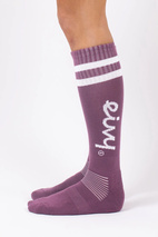 Cheerleader Wool Socks - Pinkgundy