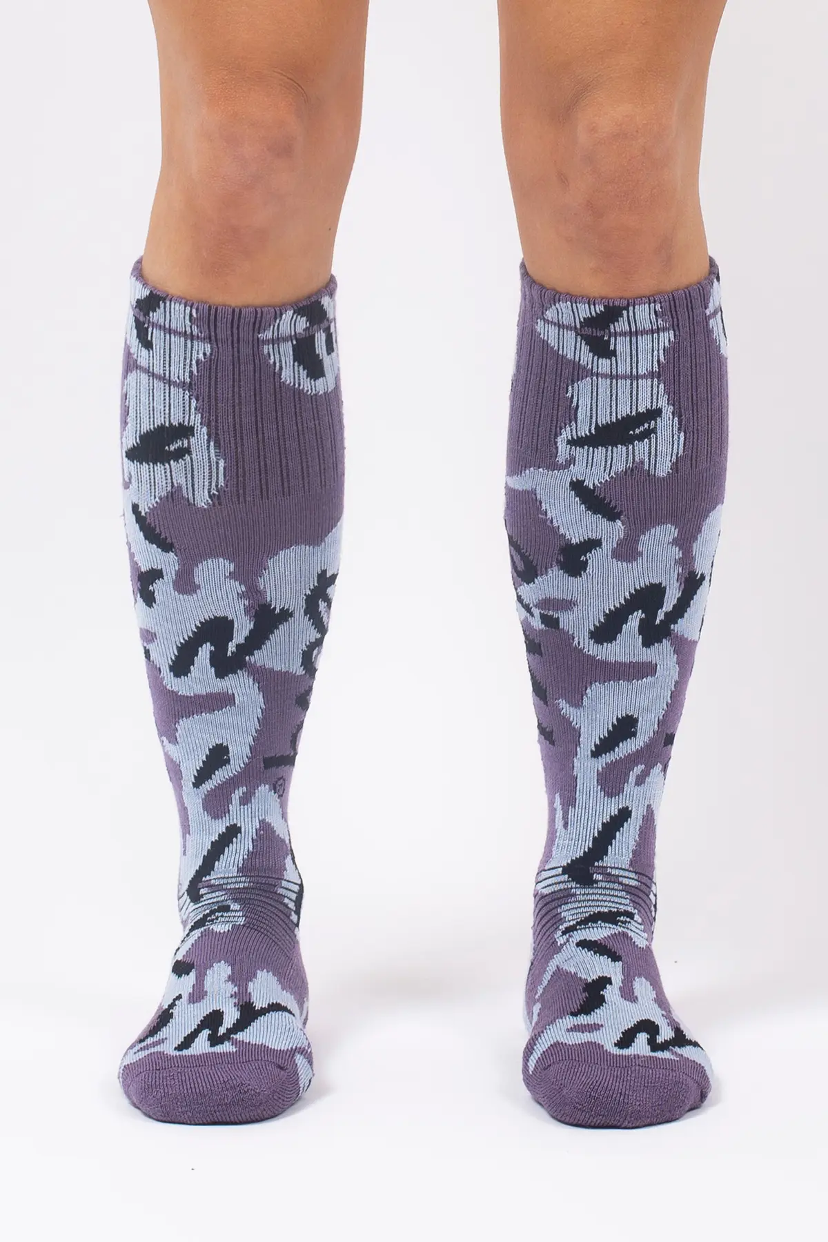 Cheerleader Wool Socks - Purple Stray
