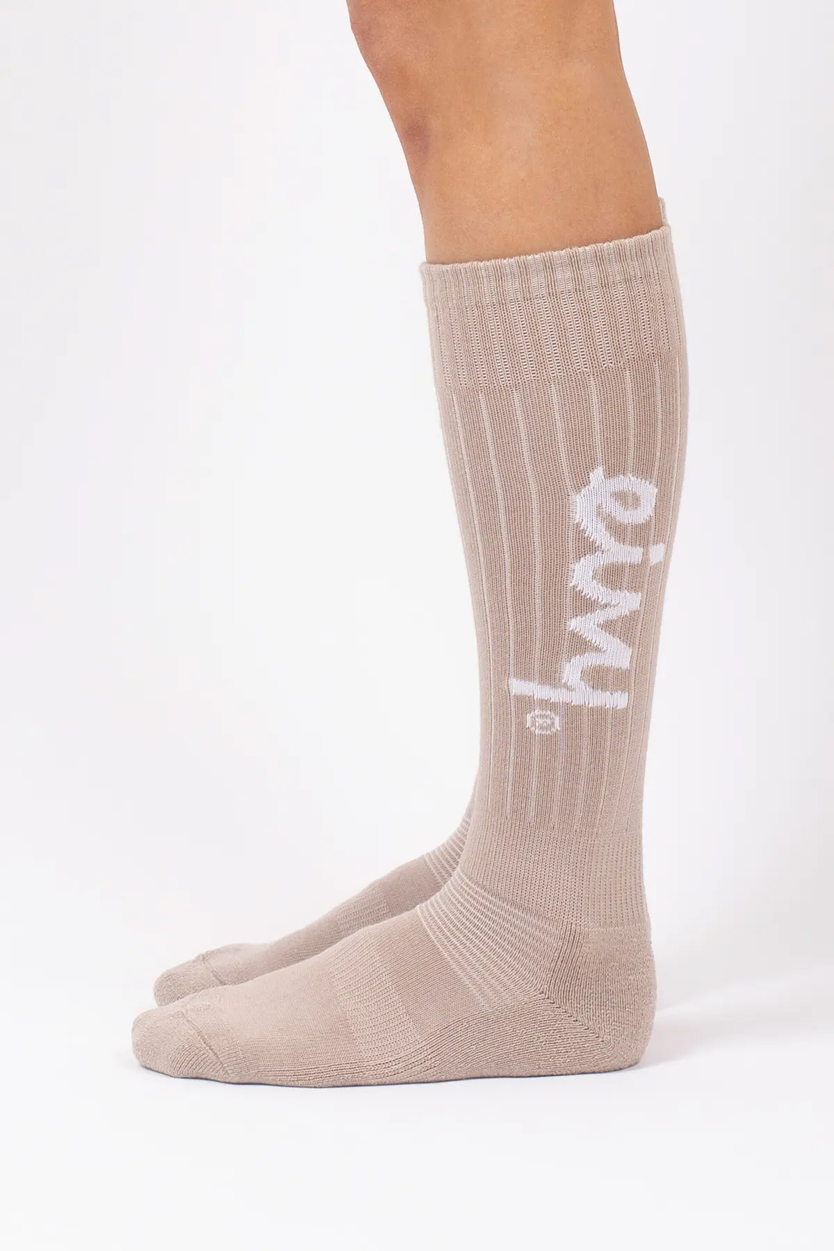 Rib Wool Socks - Sand