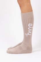 Rib Wool Socks - Sand