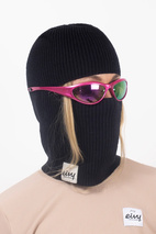 Foldable Knit Balaclava Beanie - Black | One Size
