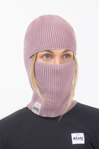 Foldable Knit Balaclava Beanie - Faded Woodrose | One Size