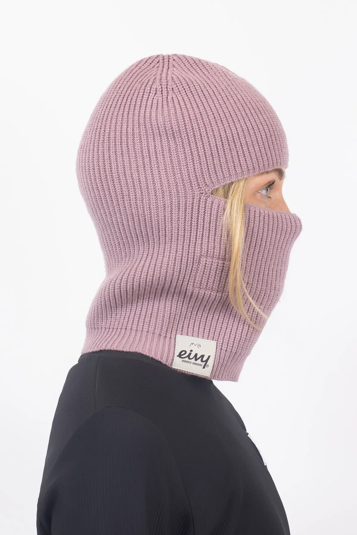 Foldable Knit Balaclava Beanie - Faded Woodrose | One Size